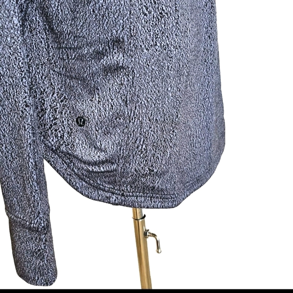 LULULEMON Women's Sz 12 Blue Pick Up the Pace Long Sleeve Hoodie Longsleeve Top - Picture 6 of 11